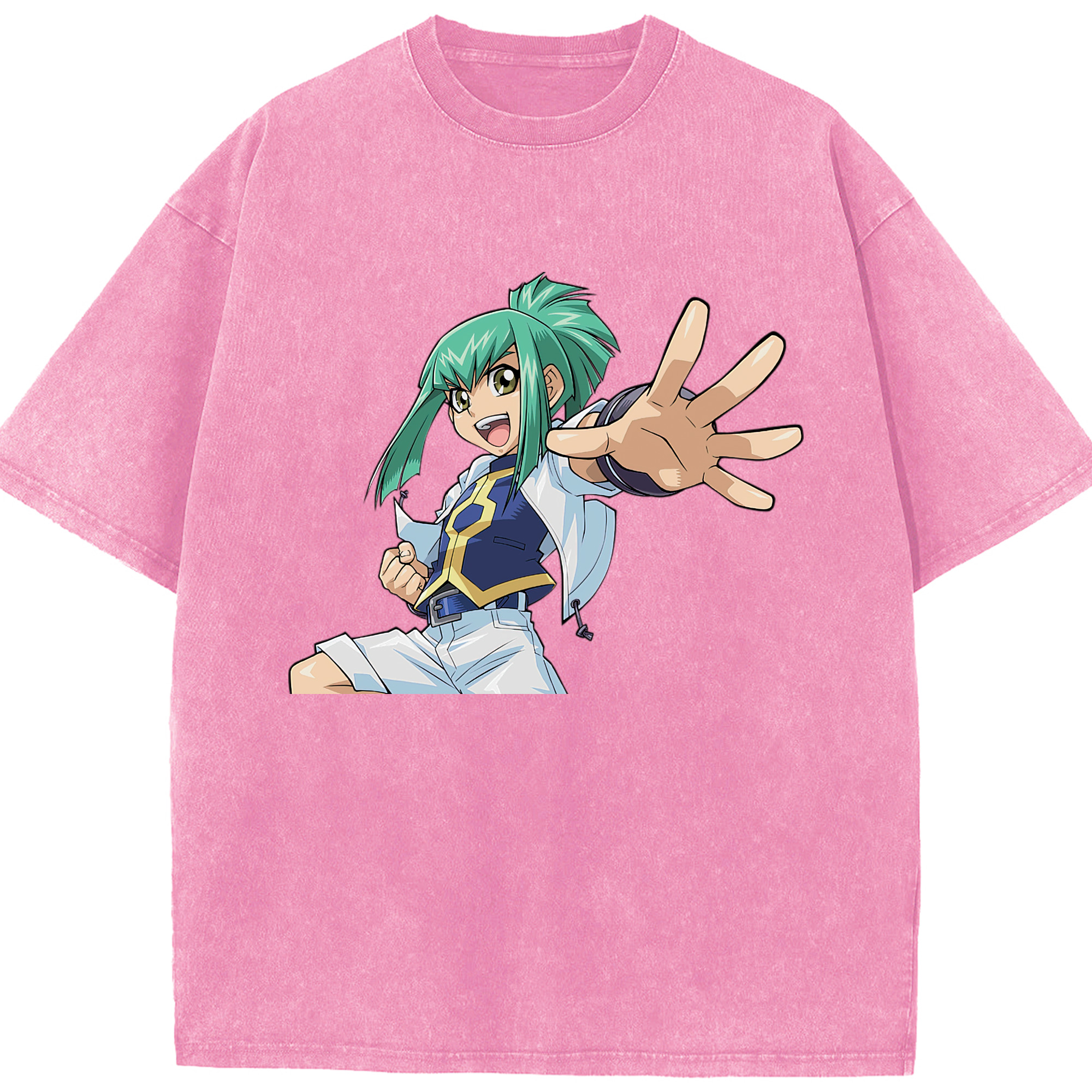 （画像用） 遊☆戯☆王 Yu-Gi-Oh! 綿100% ヴィンテージ風 半袖Tシャツ（フロントプリント）